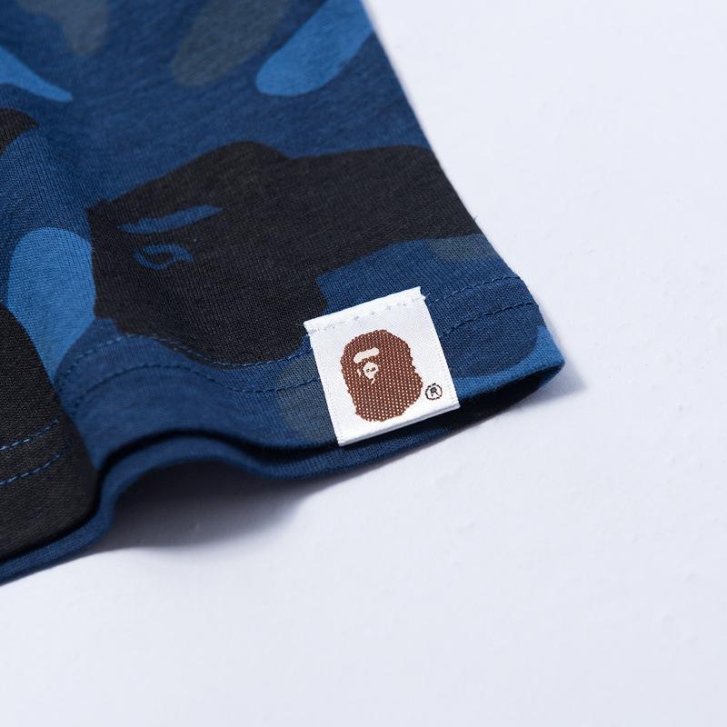 Bathing Ape T-Shirt Summer Camouflage Youth Couple Wear Short Sleeve