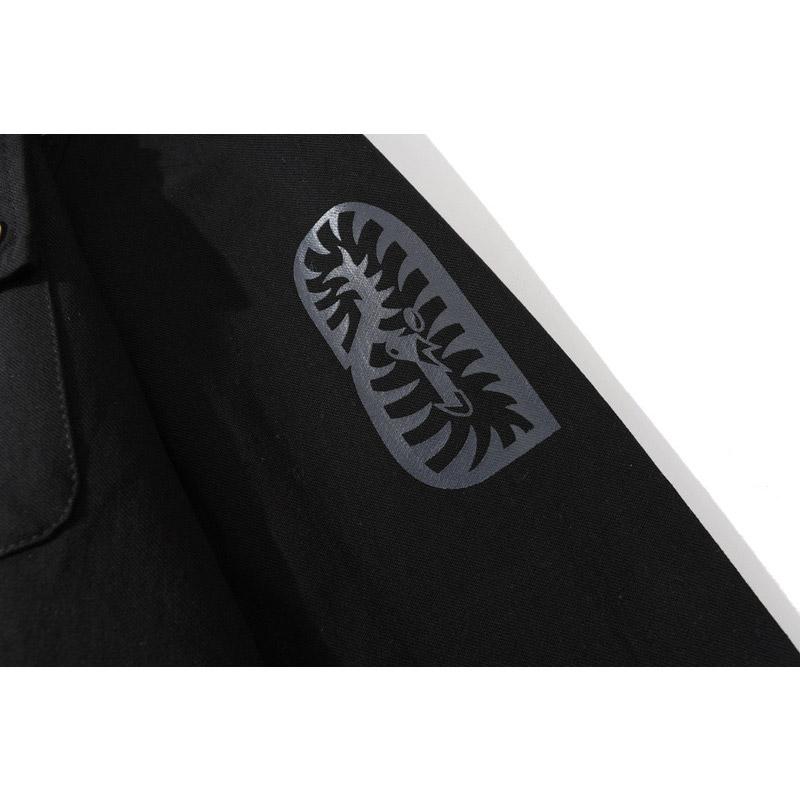 Bathing Ape Hoodie Spring Autumn Men's Solid Color Shark Head Coat Jacket