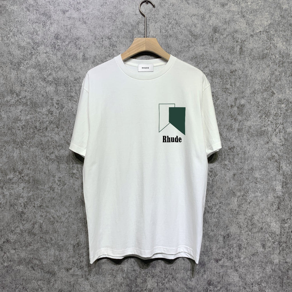 Rhude T-shirts Printed Trendy Pure Cotton