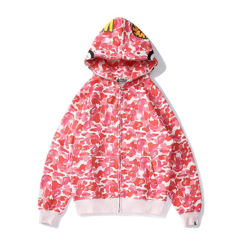 Bathing Ape Hoodie Spring and Autumn Zipper Hoodie Sweater