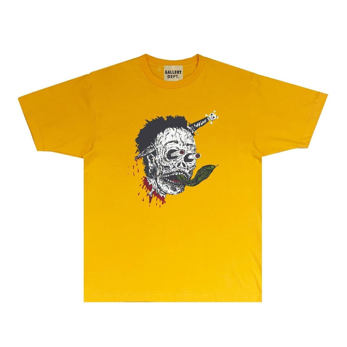 Gallery Dept T Shirt Retro Printed Loose Short-Sleeved Shirt