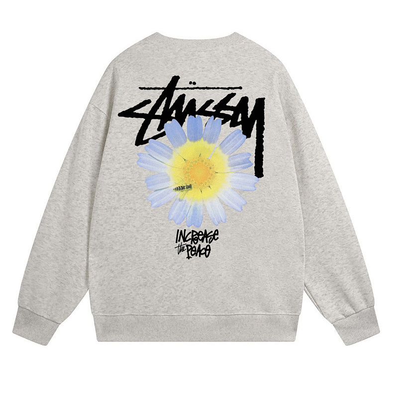 Stussy Sweatshirts Autumn/Winter Fleece Couple Sweatshirts