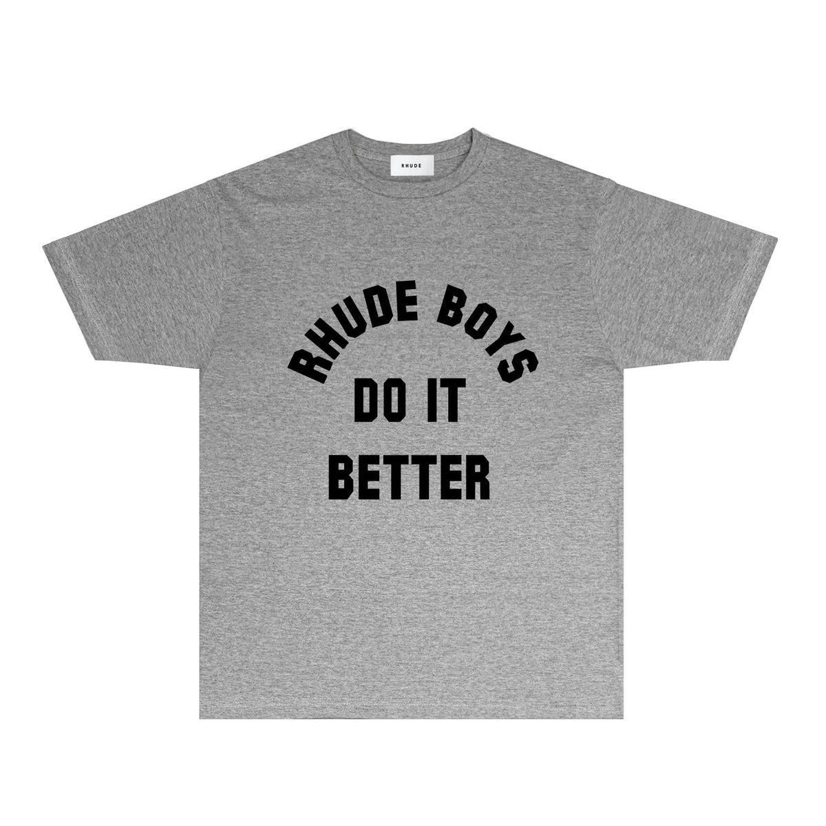 Rhude T-shirts Printed Trendy Pure Cotton