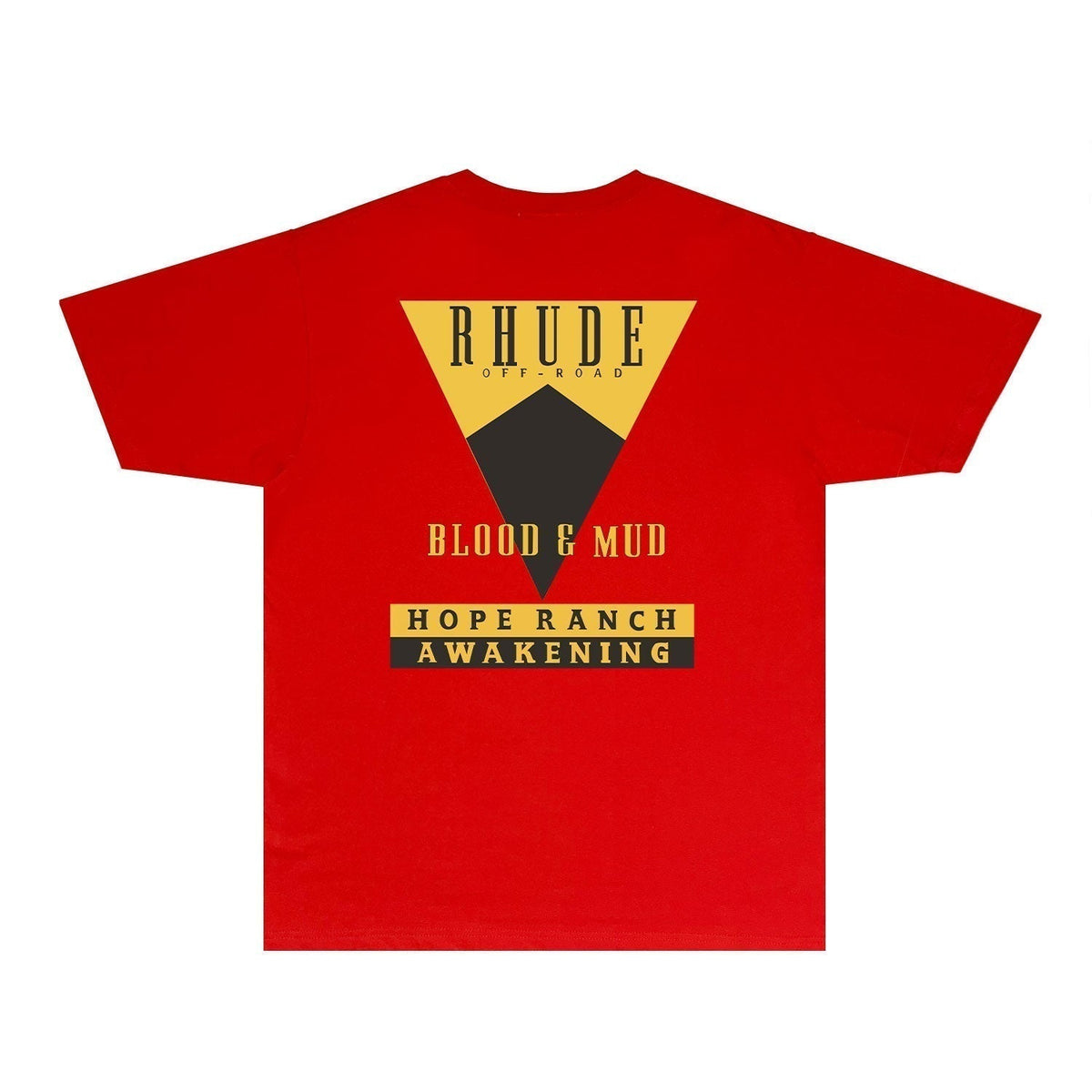 Rhude T-shirts Printed Trendy Pure Cotton
