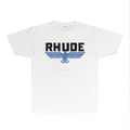 Rhude T-shirts Printed Trendy Pure Cotton