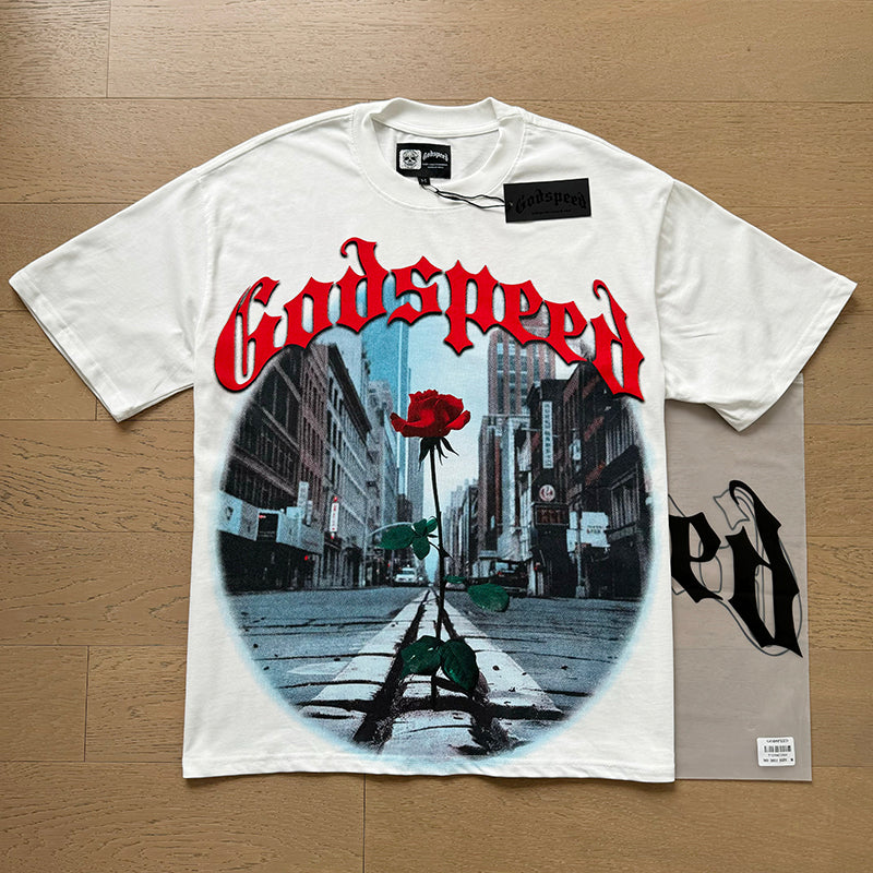 Godspeed T-shirts Retro Fantasy Pattern