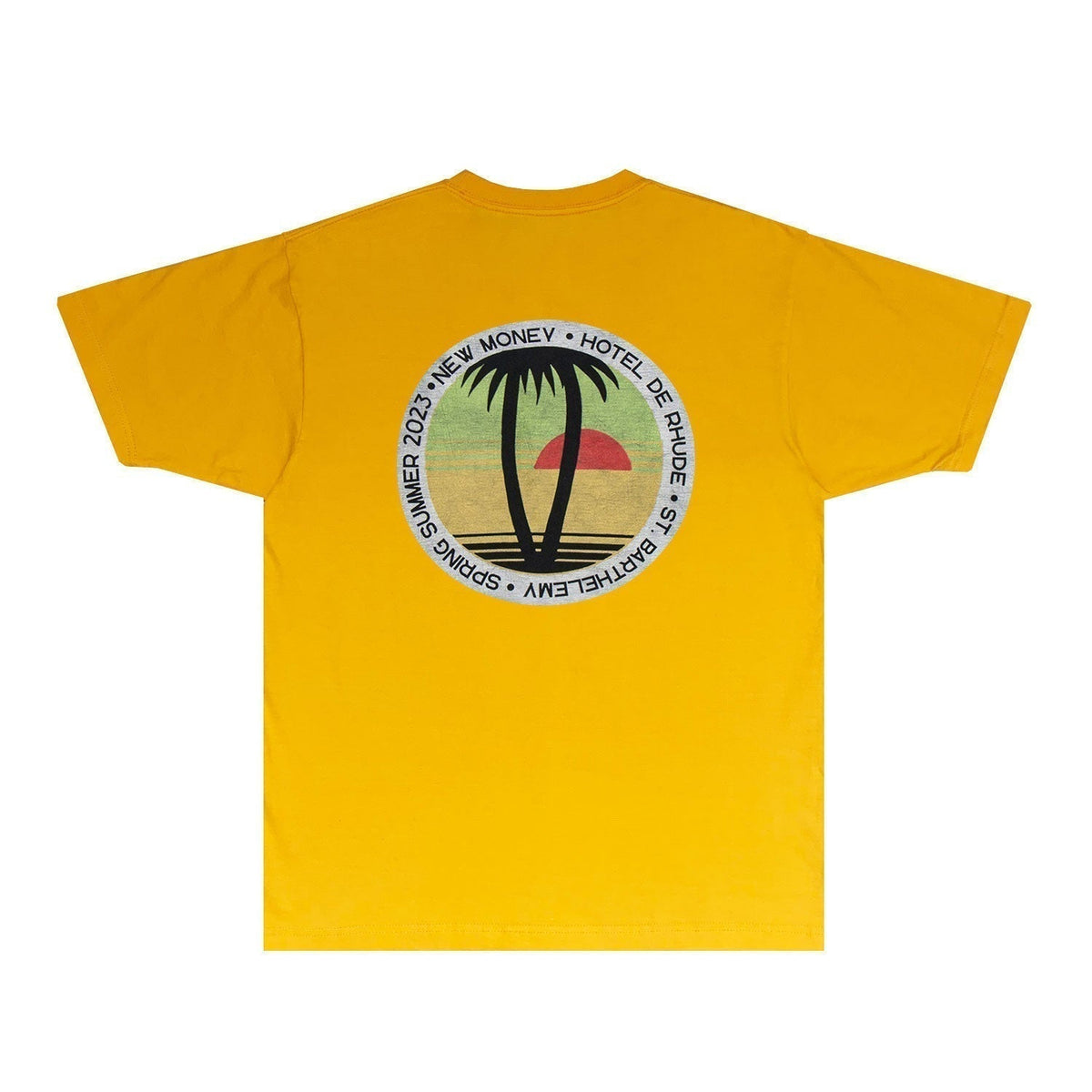 Rhude T-shirts Printed Trendy Pure Cotton