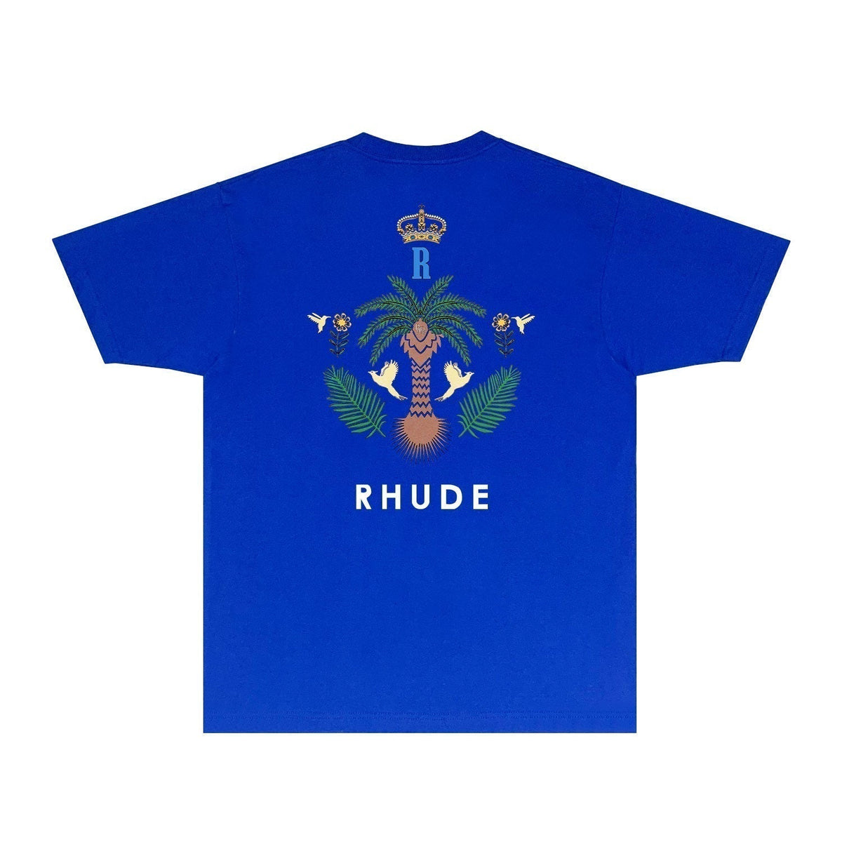 Rhude T-shirts Printed Trendy Pure Cotton