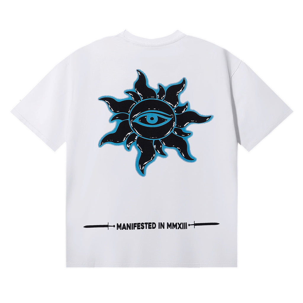 Godspeed T-shirts Skull Marines Printed Cotton Casual Short Sleeves Men and Women