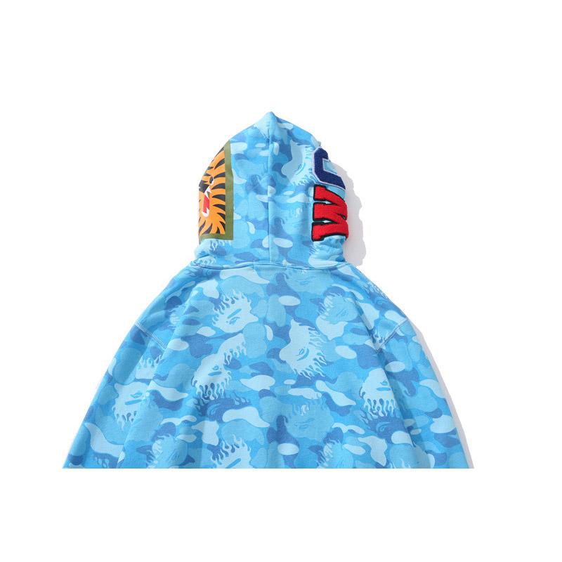 Bathing Ape Hoodie Casual Large Size Loose Sweater Jacket
