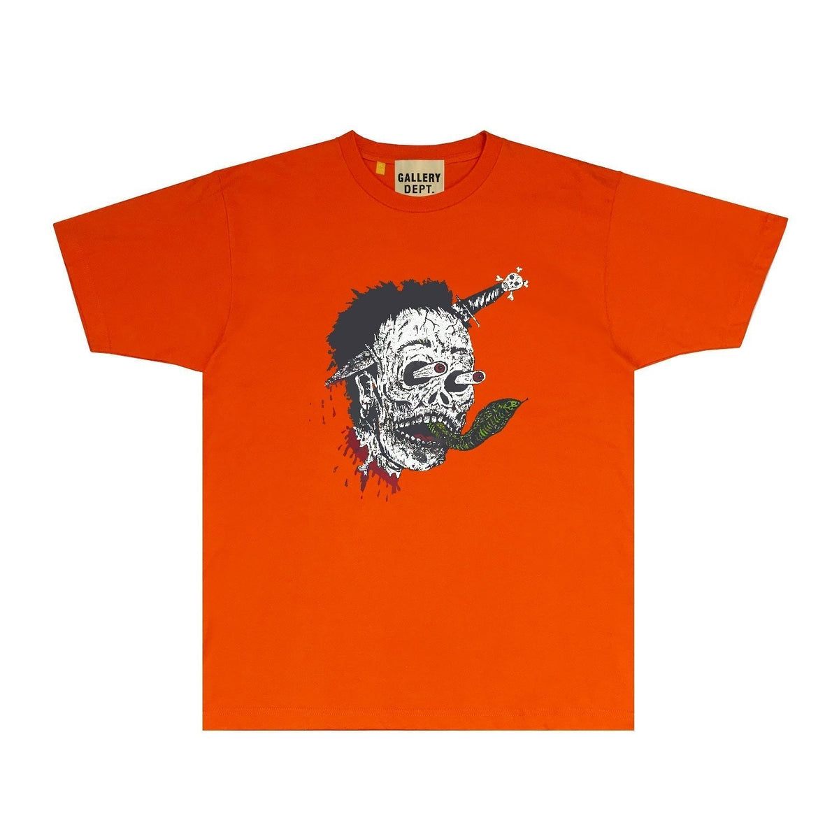 Gallery Dept T Shirt Retro Printed Loose Short-Sleeved Shirt