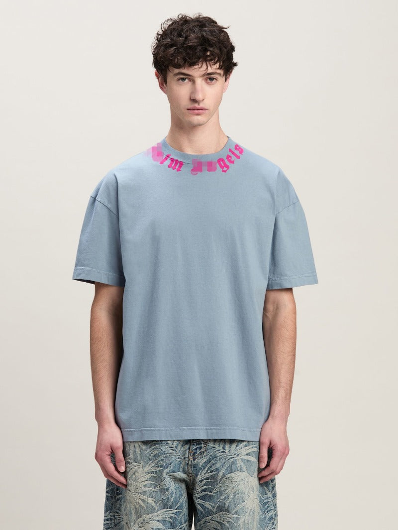 Palm Angels T-shirt Scarf Print Short Sleeve T-shirt