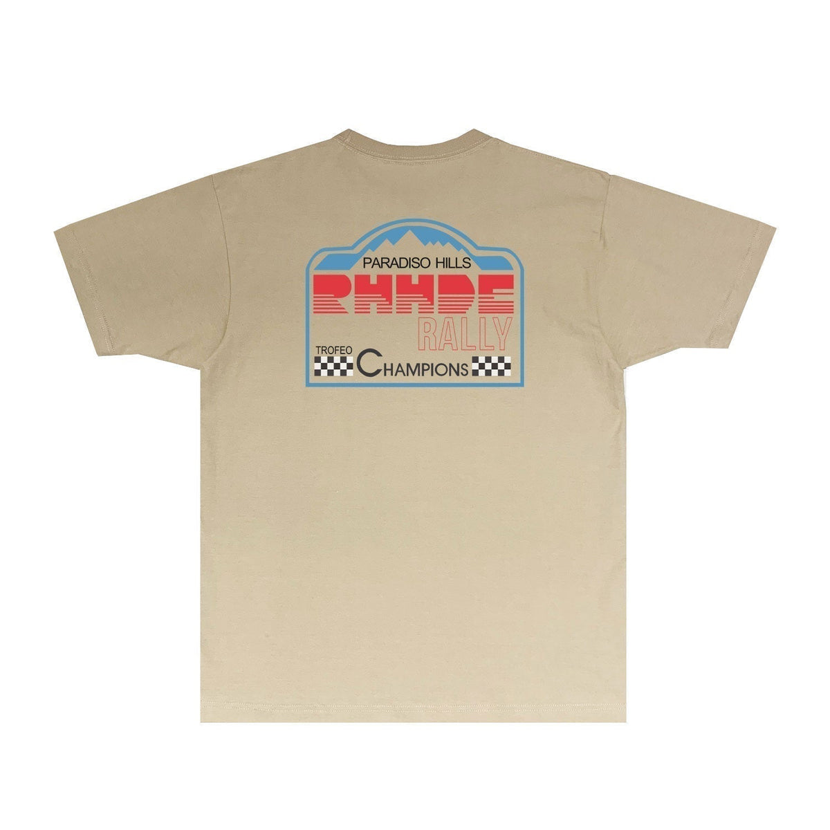 Rhude T-shirts Printed Trendy Pure Cotton