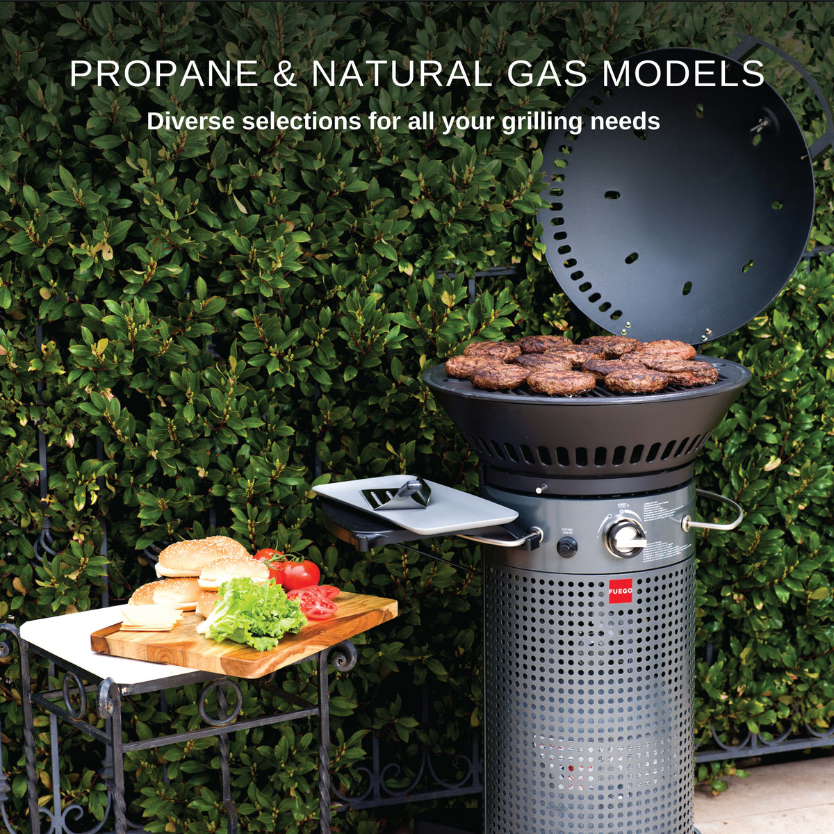 Fuego Element Hinged F21C-H 21 Gas Grill