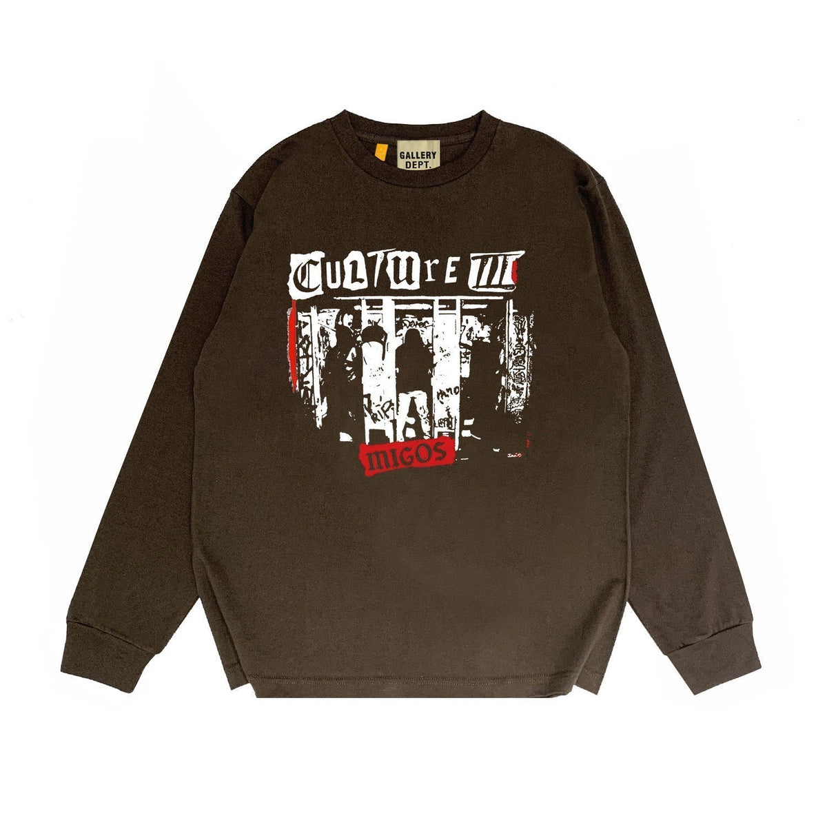Gallery Dept Long Sleeved Shirt Fashion Brand Long Sleeve Long-Sleeved T-shirt Blouse