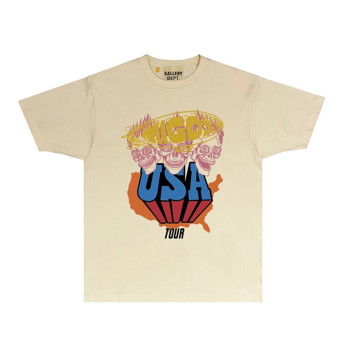 Gallery Dept T Shirts European And American Tee Shirt Short Sleeve T-Shirt Blouse