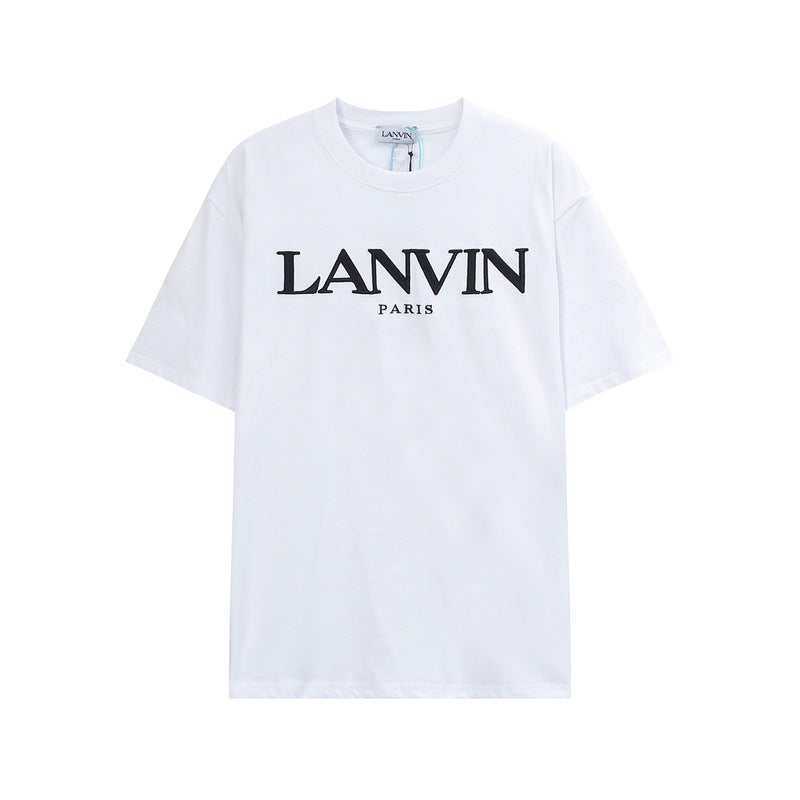 Gallery Dept T-Shirt Joint Letter Logo Embroidery Short Sleeve T-Shirt