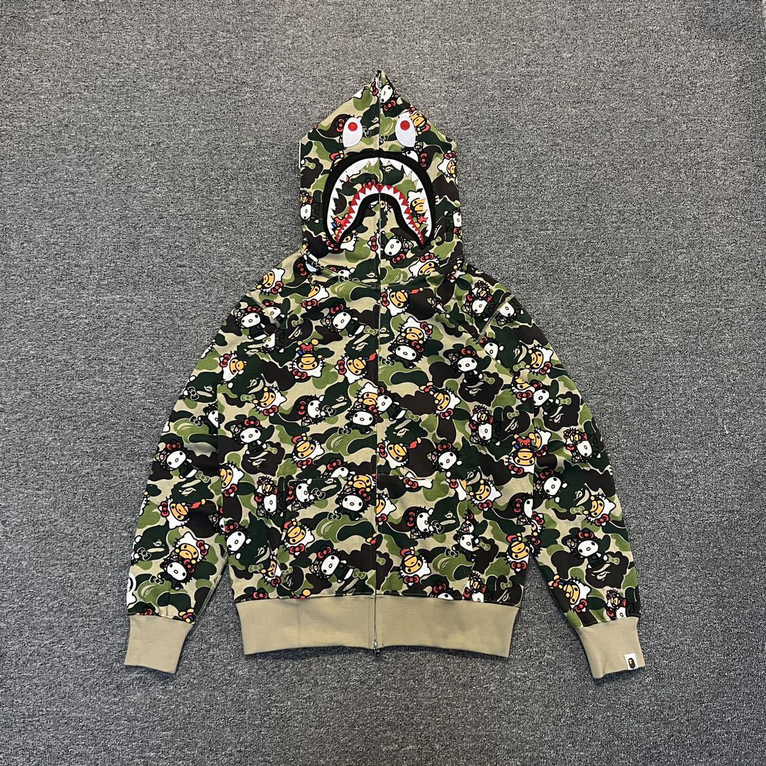 Bape Hoodie Zip-Up Cardigan Hoodie