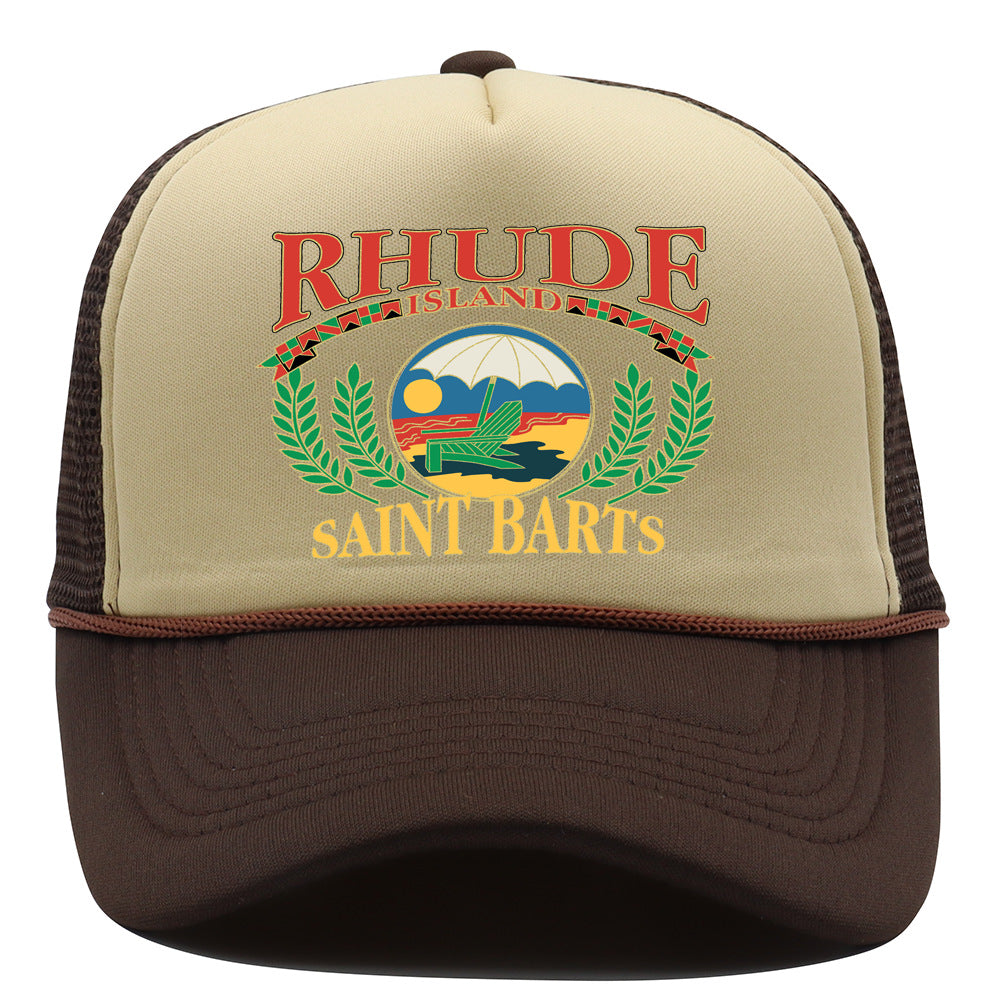 Rhude Hat Couple Sun Hat Fashion Casual Baseball Cap