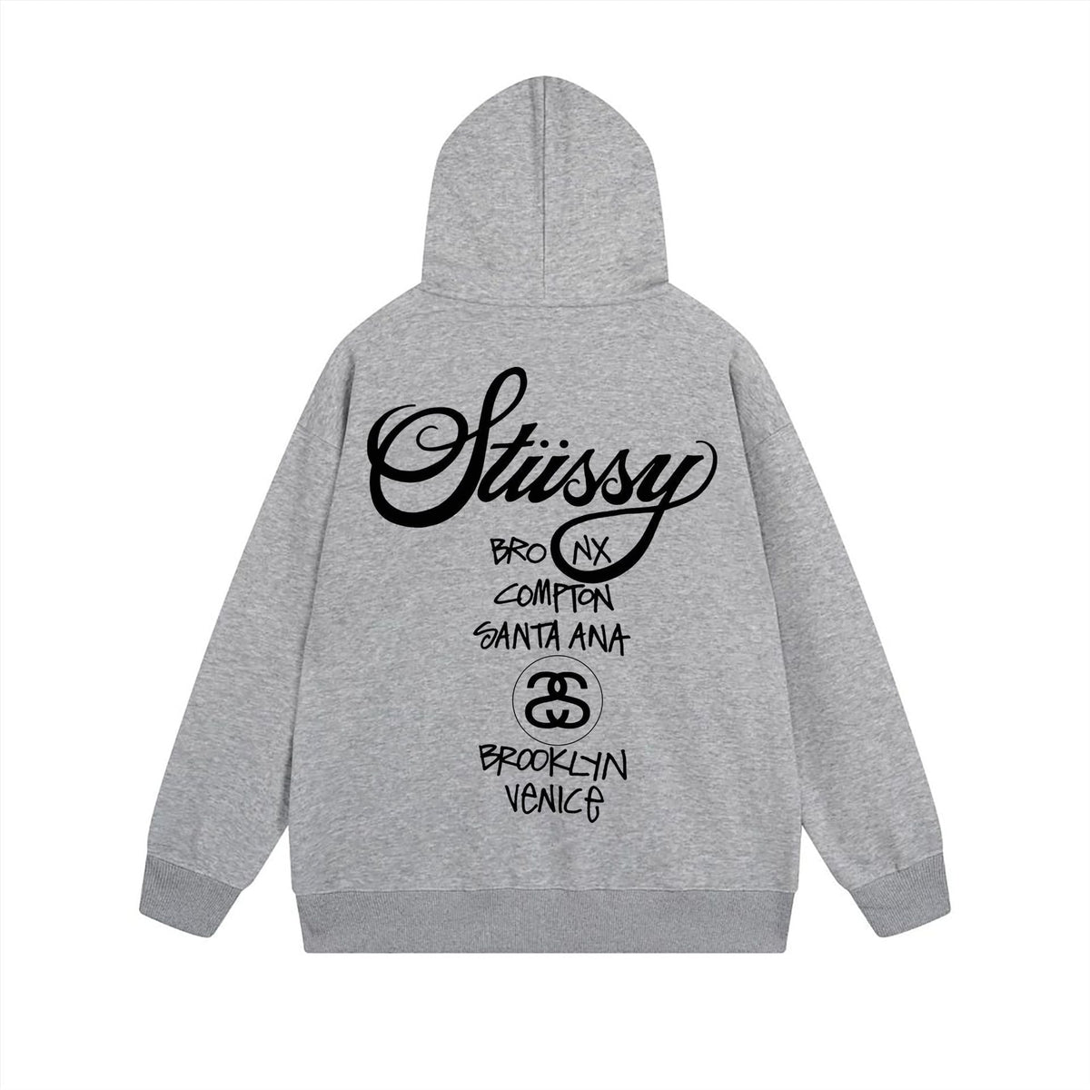 Stussy Hoodie Zip Cardigan Hooded Sweater