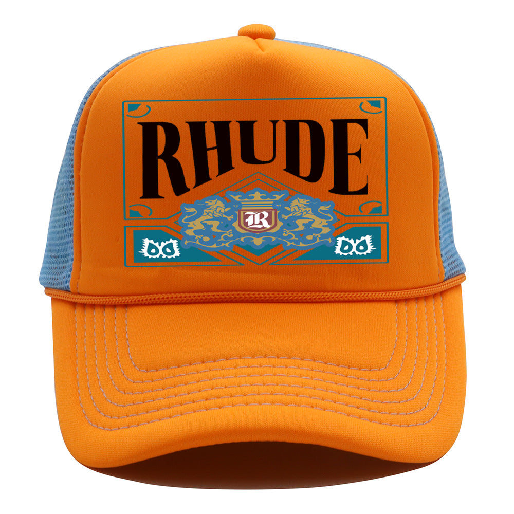 Rhude Hat Shade Mesh Cap Casual Baseball Cap Couple