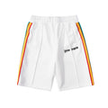 Palm Angels Shorts Angel Casual Rainbow Shorts Elastic Sports Fifth Pants