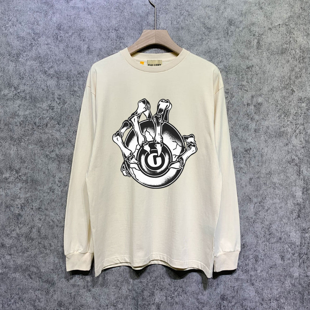 Gallery Dept Long Sleeved Shirt Fashion Brand Long Sleeve Long-Sleeved T-shirt Blouse