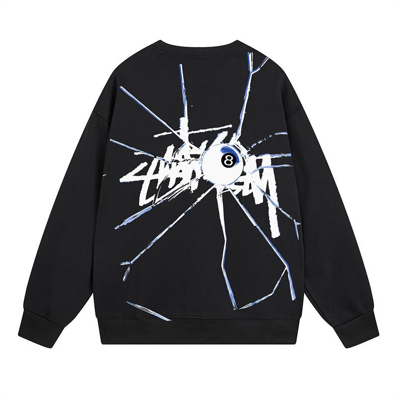 Stussy Sweatshirts Autumn/Winter Fleece Couple Sweatshirts