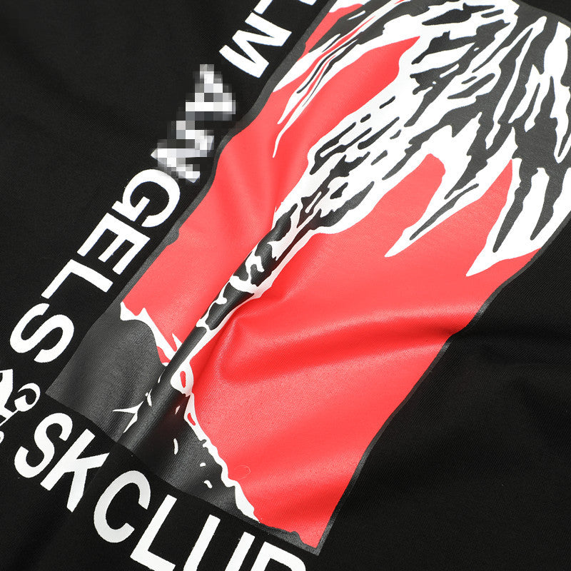 Palm Angels T-shirt Angel Alphabet Slogan Short Palm Sleeve T-shirt