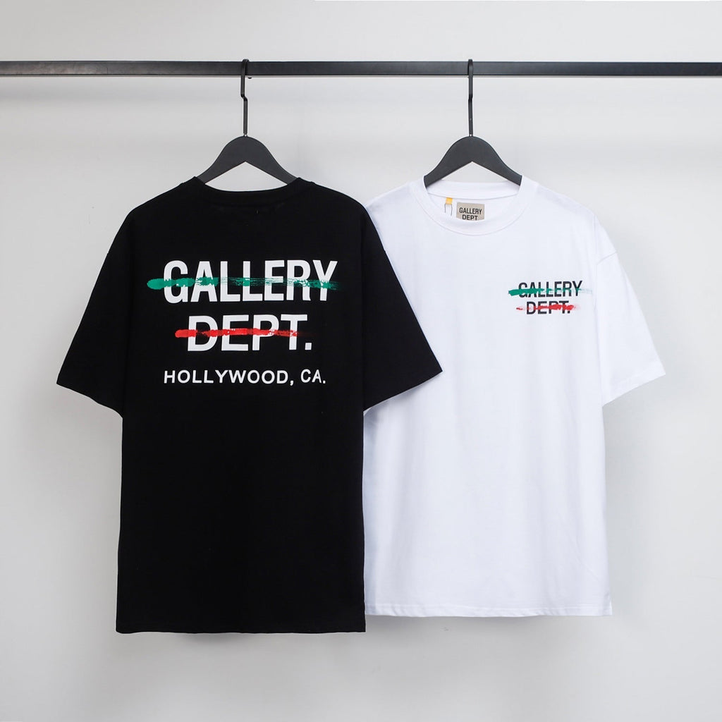 Gallery Dept T Shirts Fashion Brand Summer Letter Slogan Gallery Dept Men and Women Short Sleeve