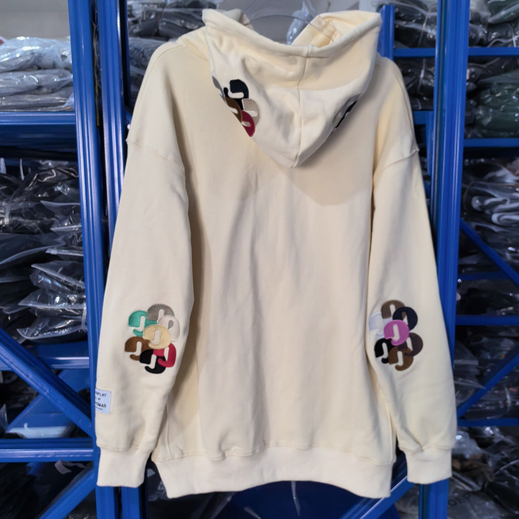 Gallery Dept Hoodie Splash Ink Letter Embroidered Hooded Sweater