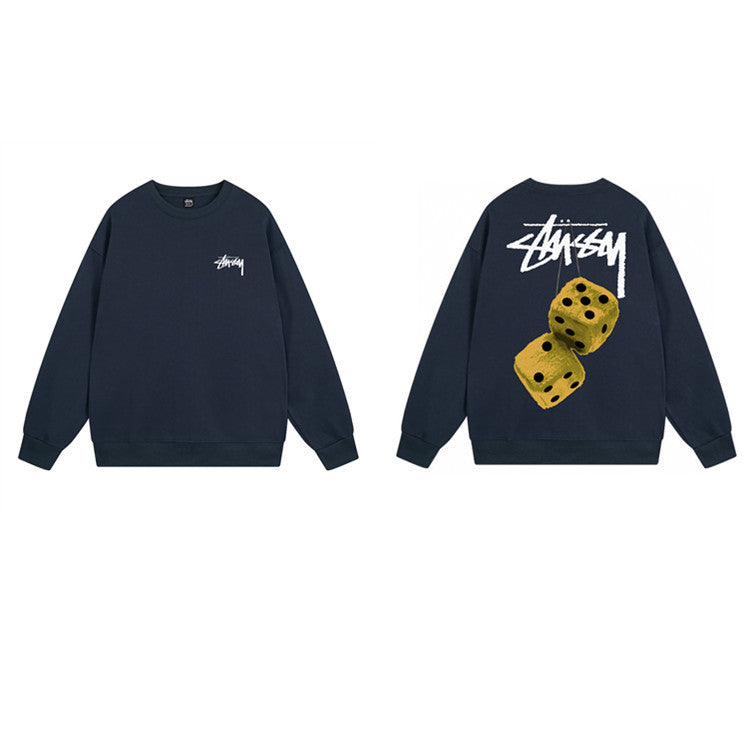 Stussy Sweatshirts Crew Neck Fleece Classic Sweater
