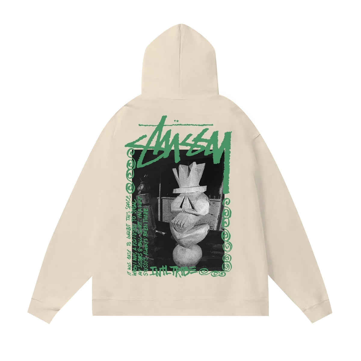 Stussy Hoodie Fall/Winter Fleece Hooded Sweater