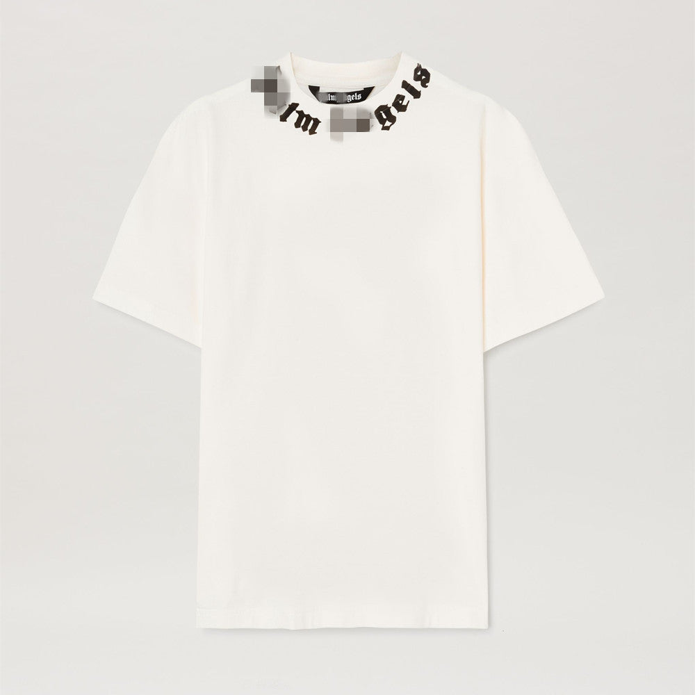 Palm Angels T-shirt Scarf Print Short Sleeve T-shirt