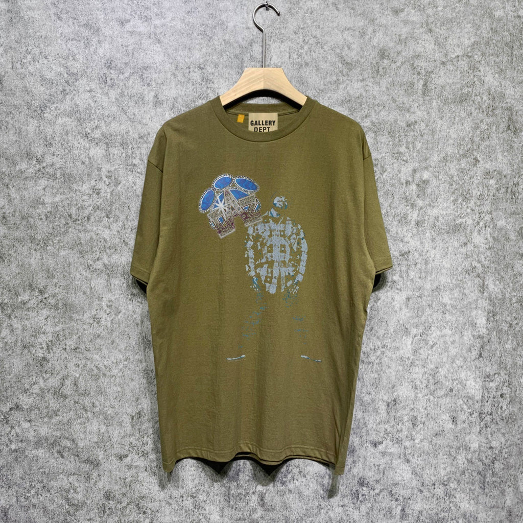 Gallery Dept T Shirts European and American Fashion Brand Tee Shirt Short Sleeve T-shirt Blouse
