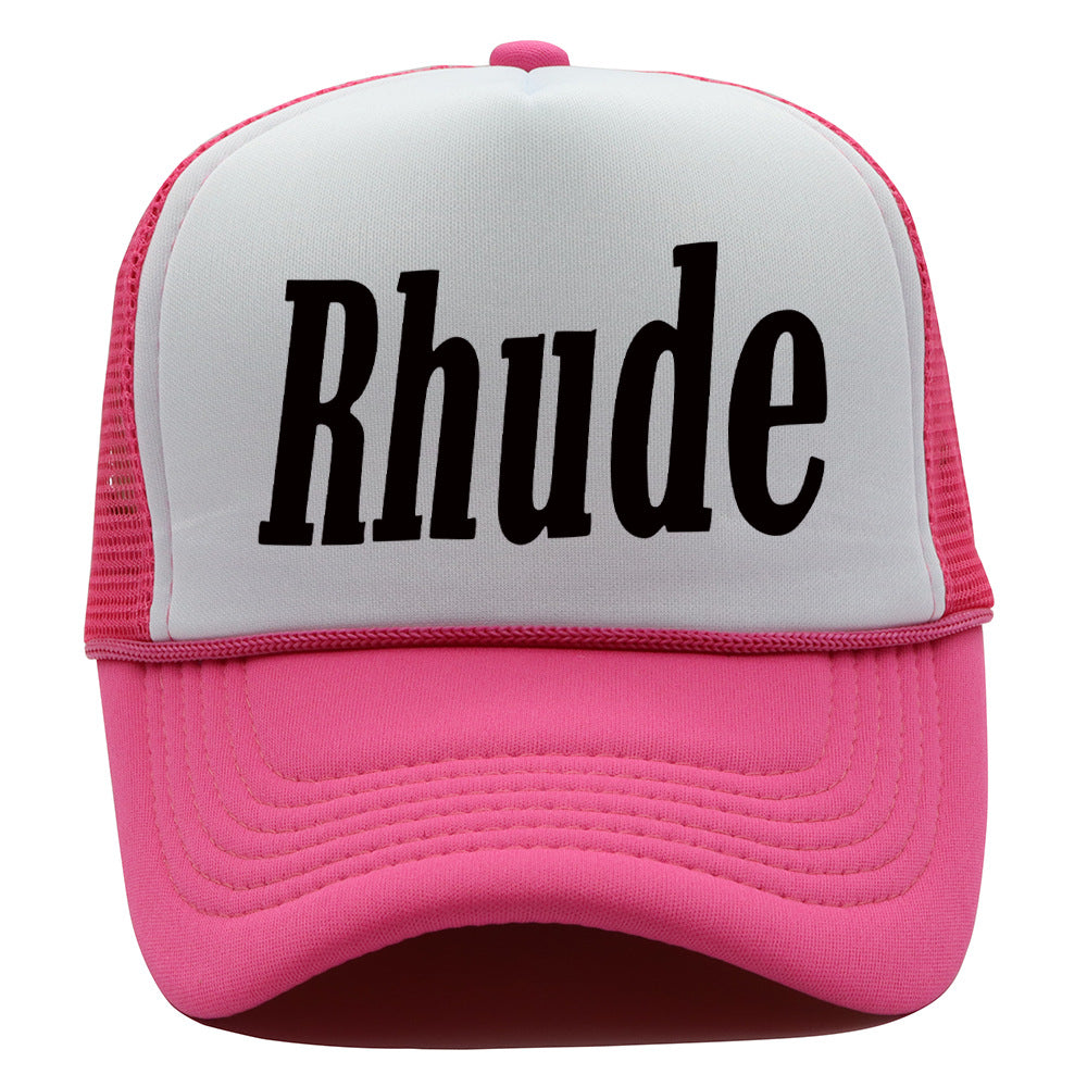 Rhude Hat Baseball Cap Outdoor Shade Mesh Cap