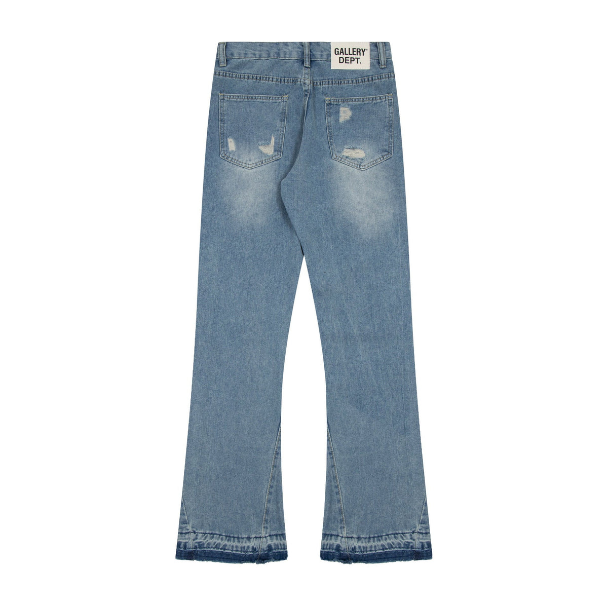 Gallery Dept Jeans Washed Ripped Rough Jeans Flared Trousers