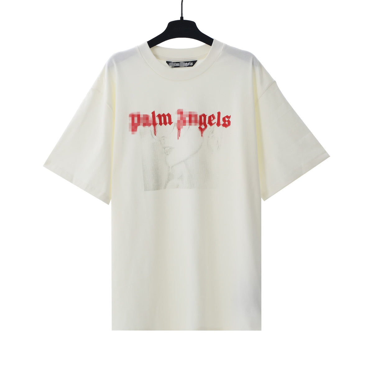 Palm Angels T-shirt Comic Stream Lacquer Alphabet Short Sleeve T-shirt