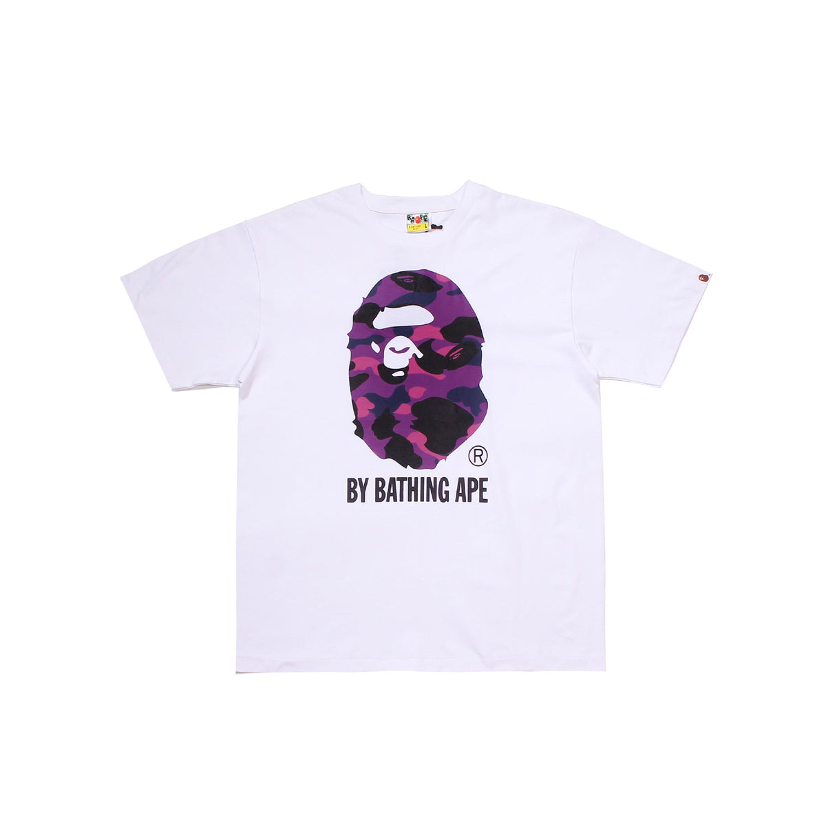 Bape Bearbrick T-Shirt Casual Letter Printed Round Neck Short Sleeve