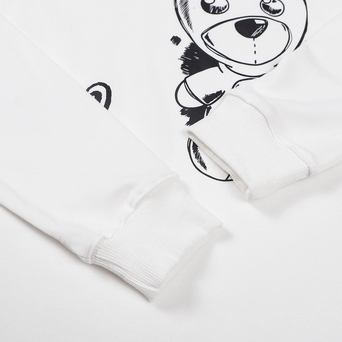 Drew House Sweatshirts Unisex Cartoon Bear Crew Neck Sweater