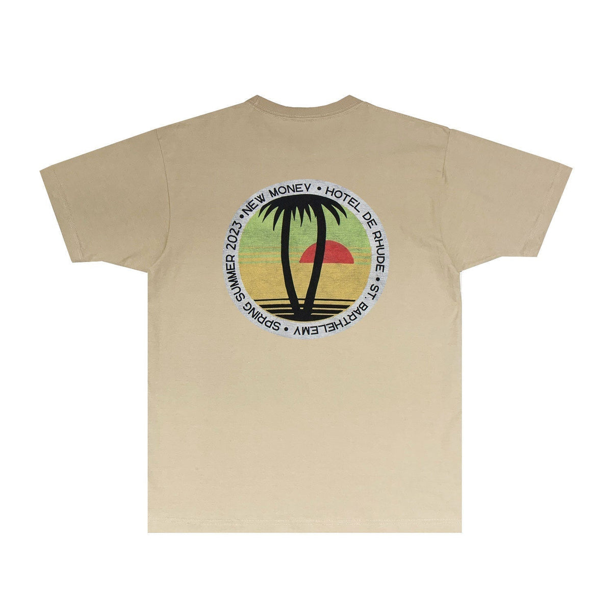 Rhude T-shirts Printed Trendy Pure Cotton