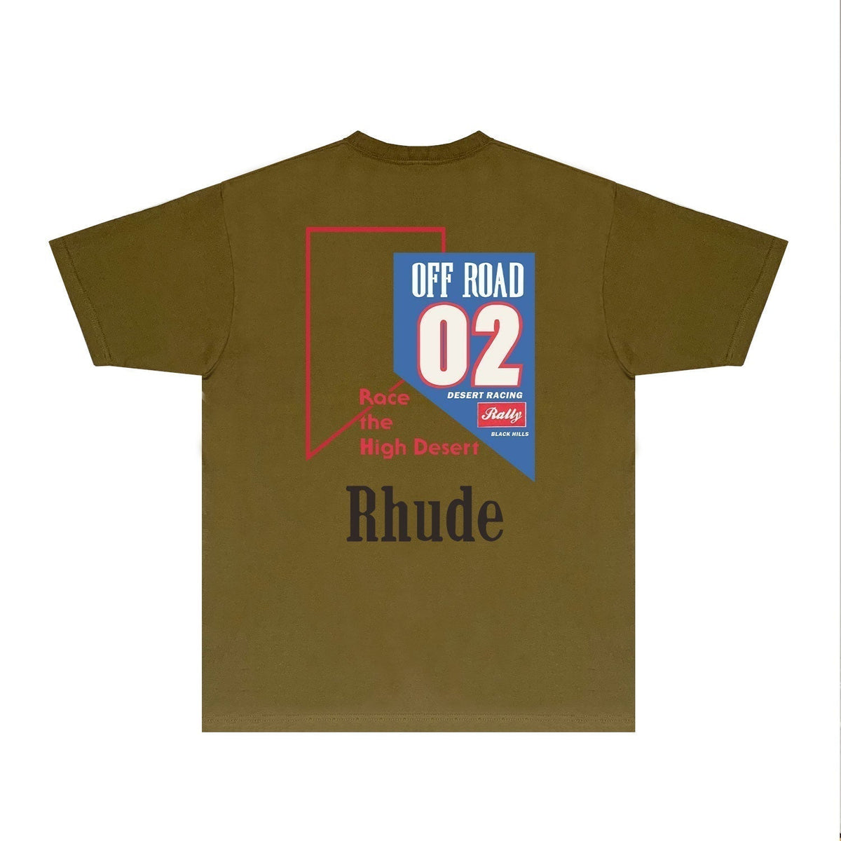 Rhude T-shirts Printed Trendy Pure Cotton
