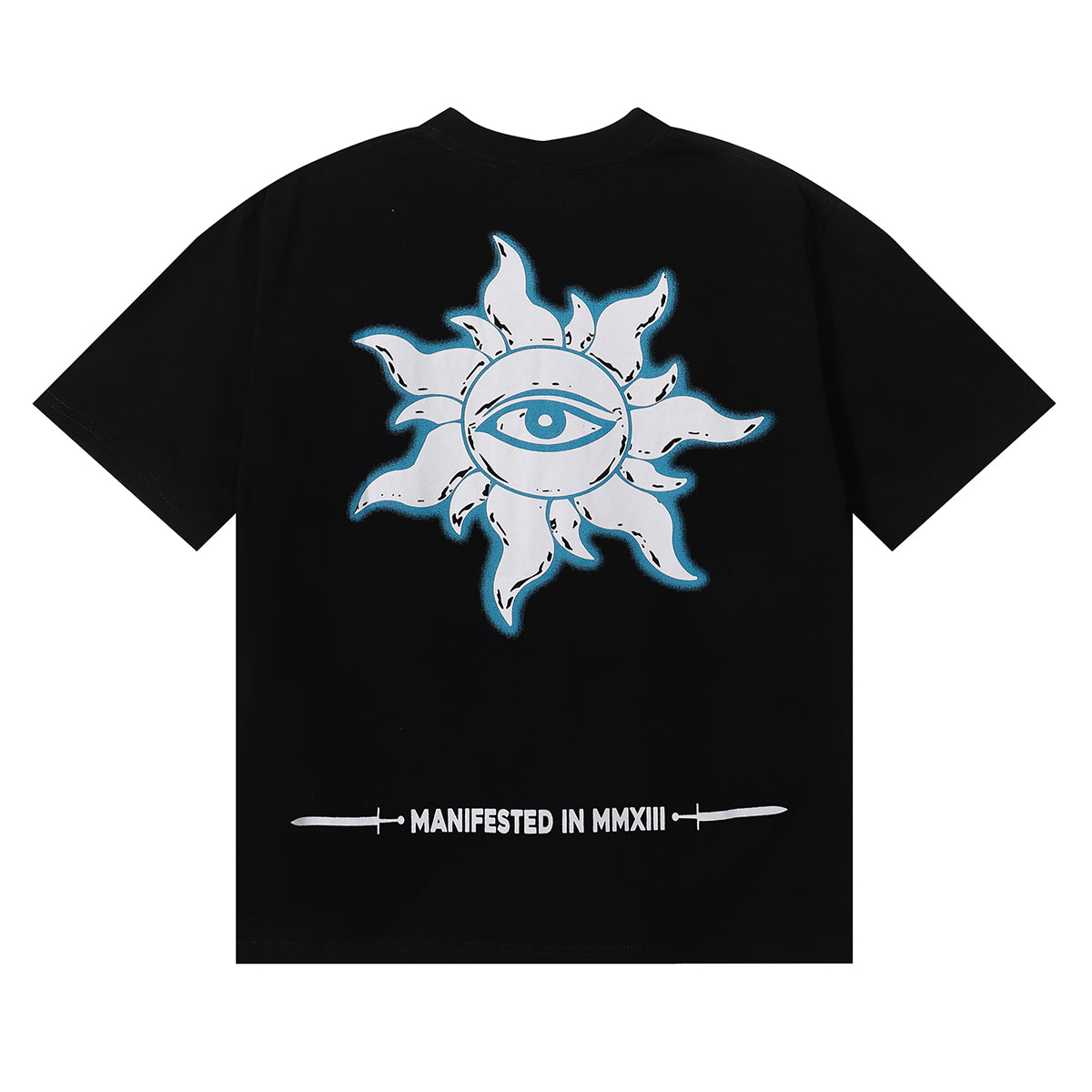 Godspeed T-shirts Skull Marines Printed Cotton Casual Short Sleeves Men and Women