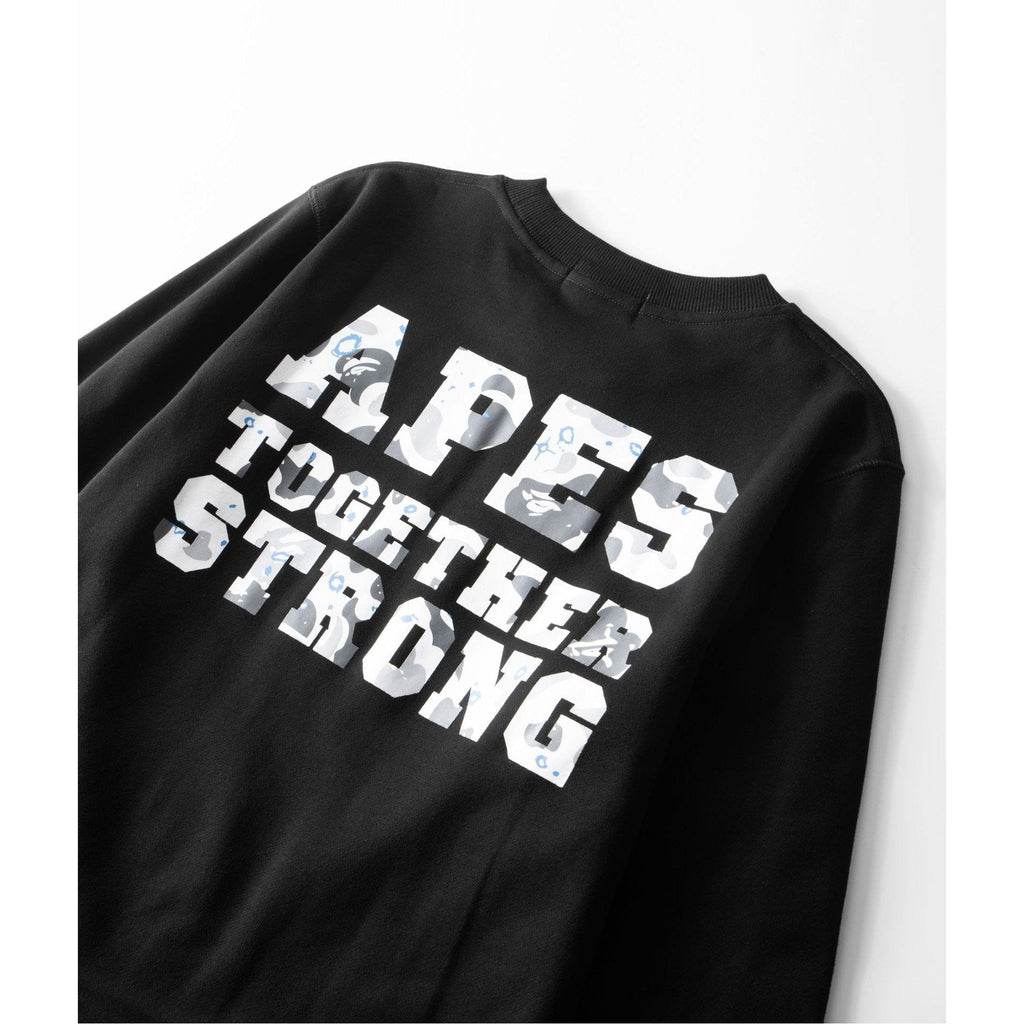 Bathing Ape Sweatshirts Generation Autumn and Winter Starry Sky Luminous Printed Long-Sleeved T-shirt