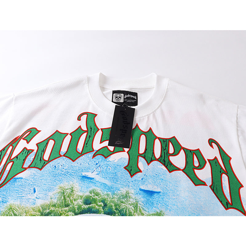 Godspeed T-shirts Retro Fantasy Pattern