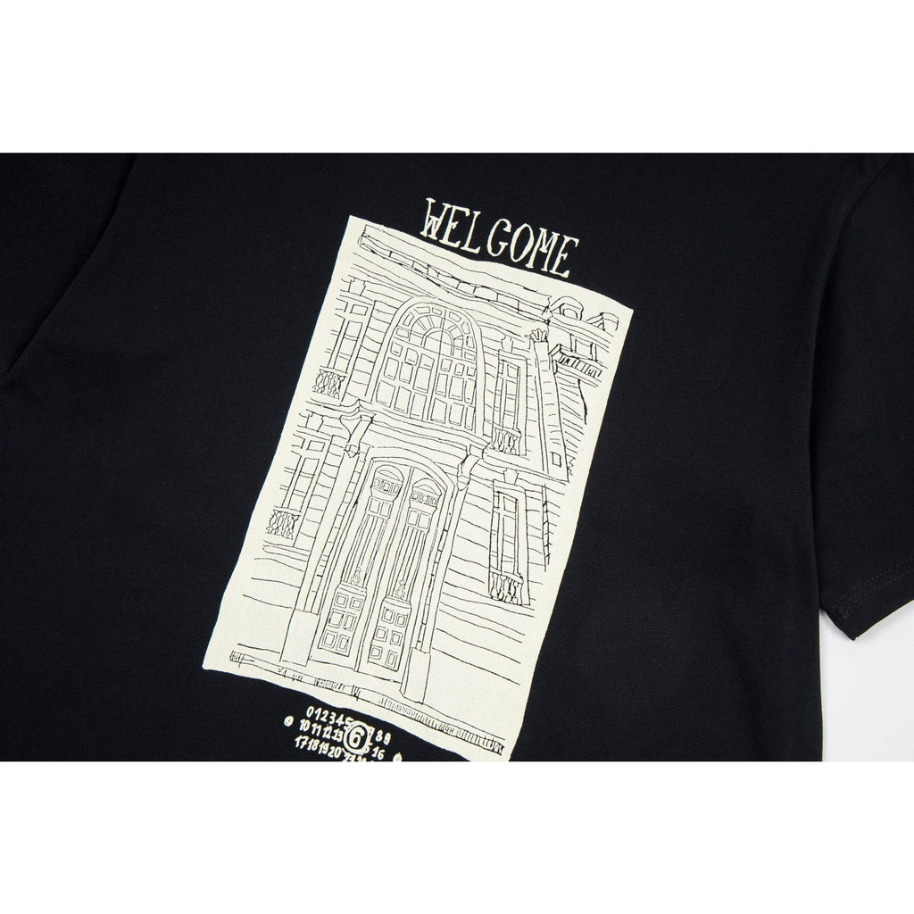Maison Margiela T-shirt Crew Neck Loose Short Sleeve T-shirt